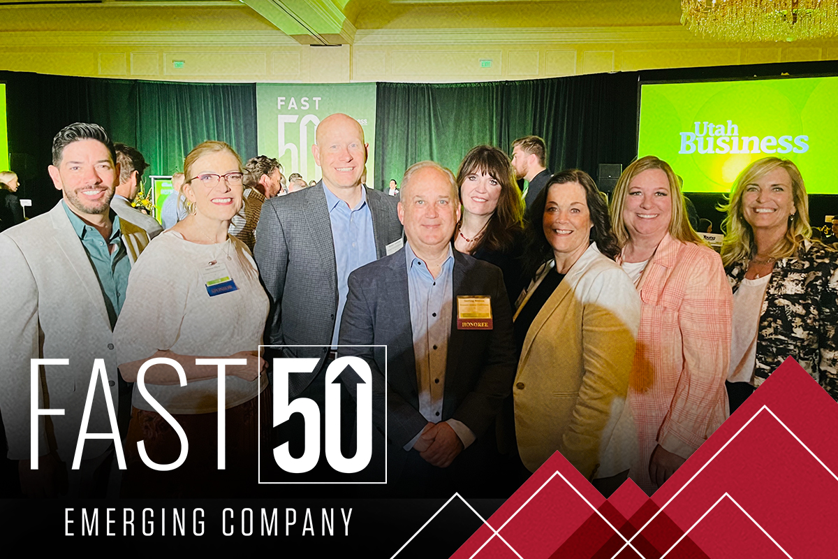 Mountain America team accepting Fast 50 award