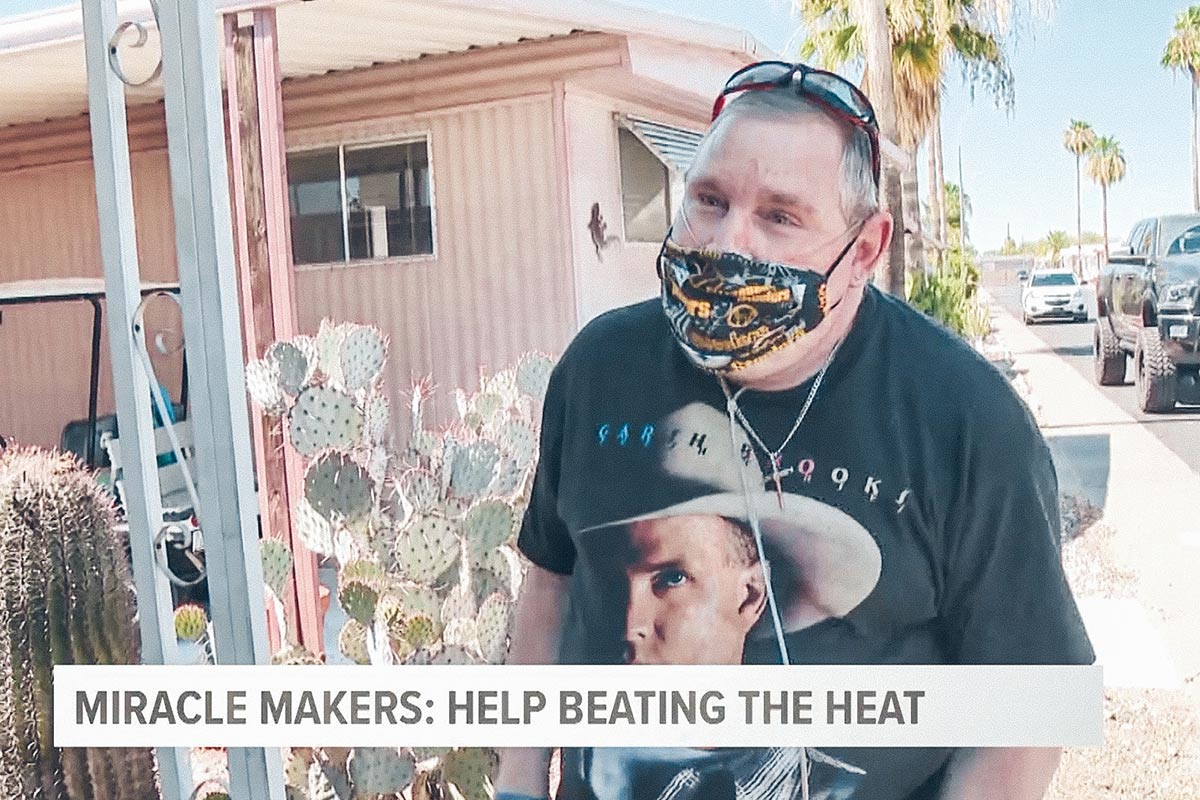 man standing outside in Arizona