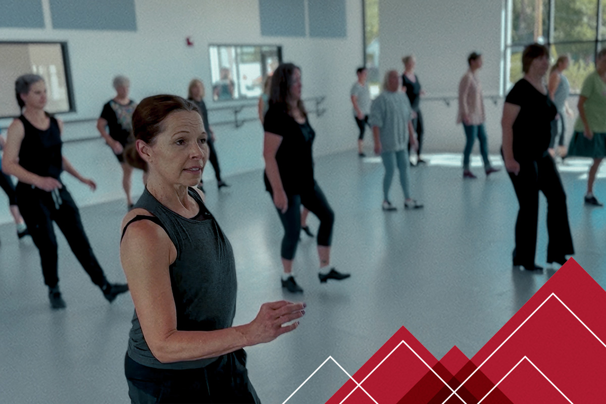 Women in a dance studio