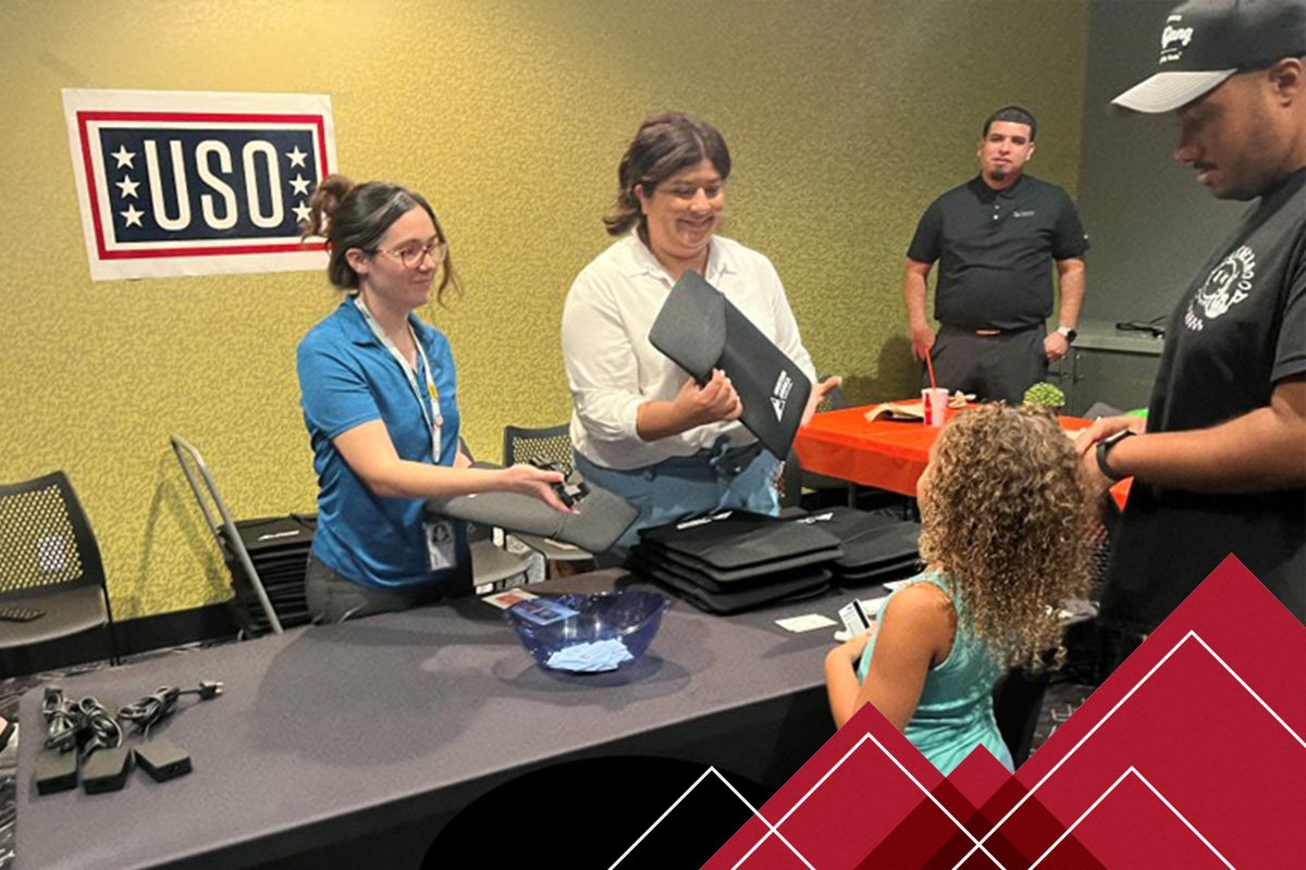 Mountain America partners with USO to provide laptops to military families