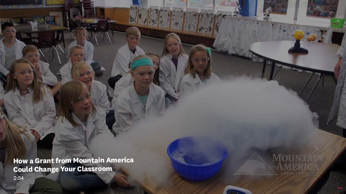 students in a chemistry lab