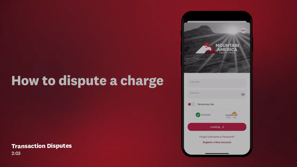 Transaction Disputes Video